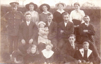 Robert Kendall stood back left
